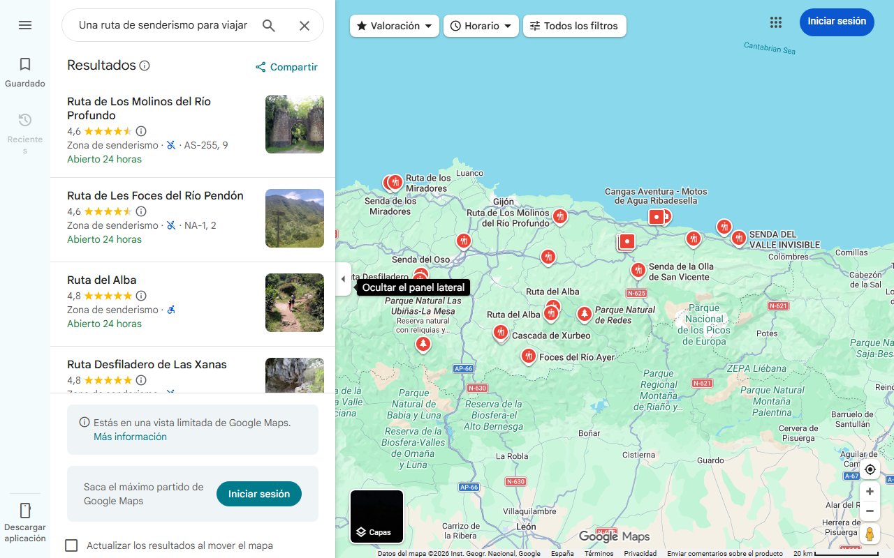 Mapa de Una ruta de senderismo para viajar a la Edad Media en Asturias esta primavera y que es ideal para principiantes