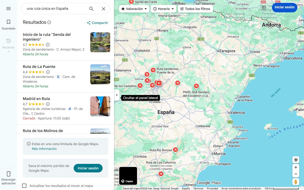 Mapa de Descubre una ruta única en España: 17 km andando por una antigua vía de tren entre túneles, desfiladeros y puentes colgantes