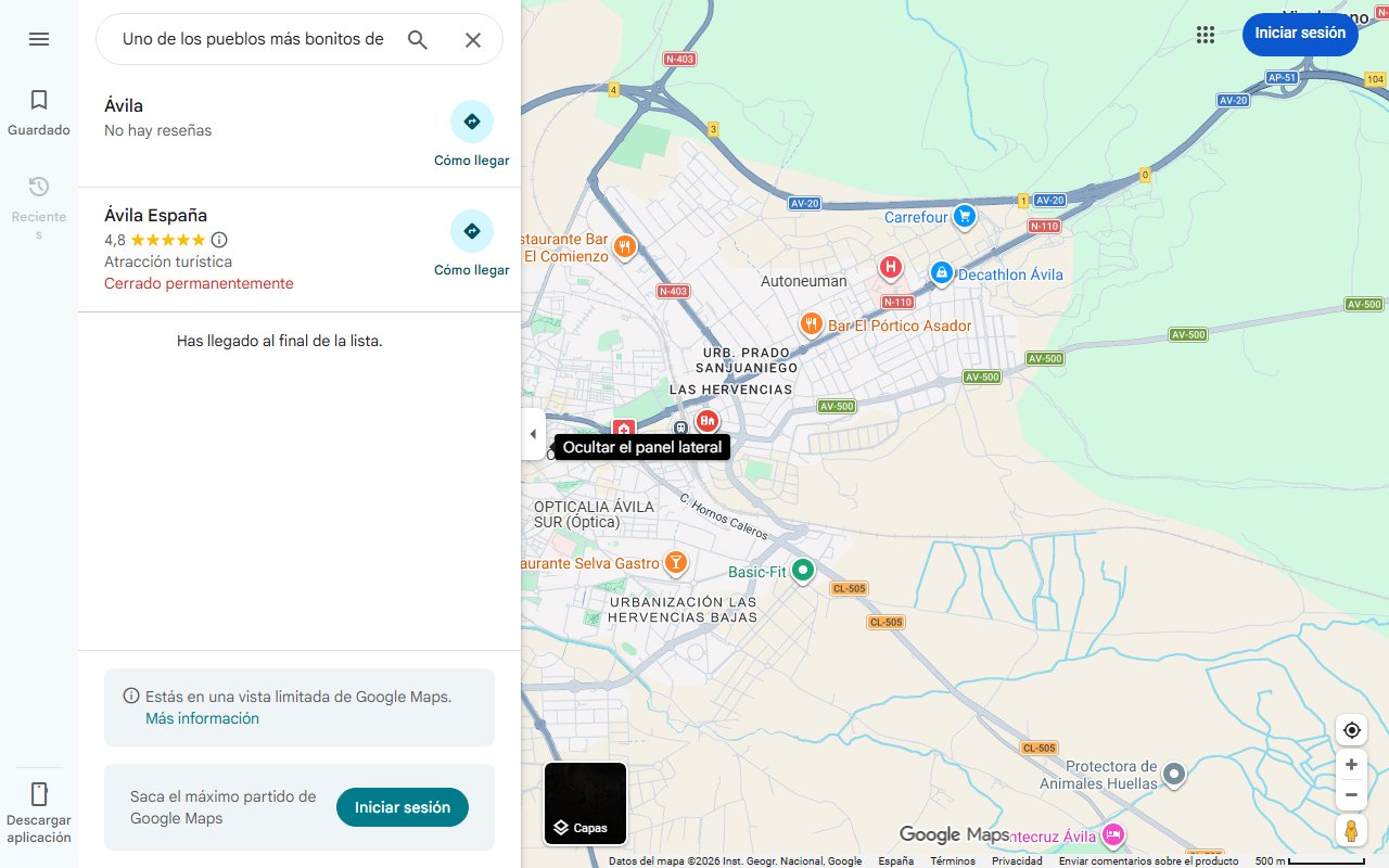 Mapa de Uno de los pueblos más bonitos de España está en Ávila: capital episcopal, restos de un castillo y una imponente colegiata