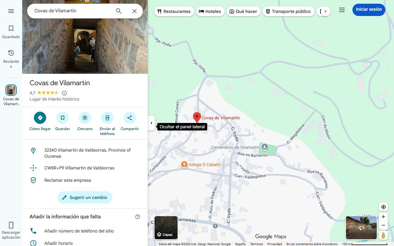 Mapa de Valdeorras, o el país de las mil cuevas secretas del vino
