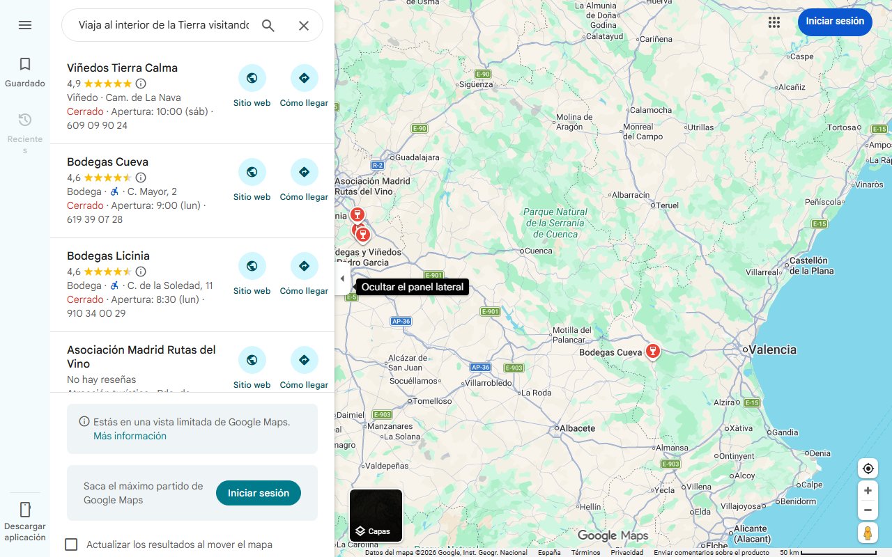 Mapa de Viaja al interior de la Tierra visitando estas cuevas-bodegas: en este pueblo de Castilla-La Mancha y con más de 4 siglos